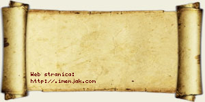 Jakov Belić vizit kartica